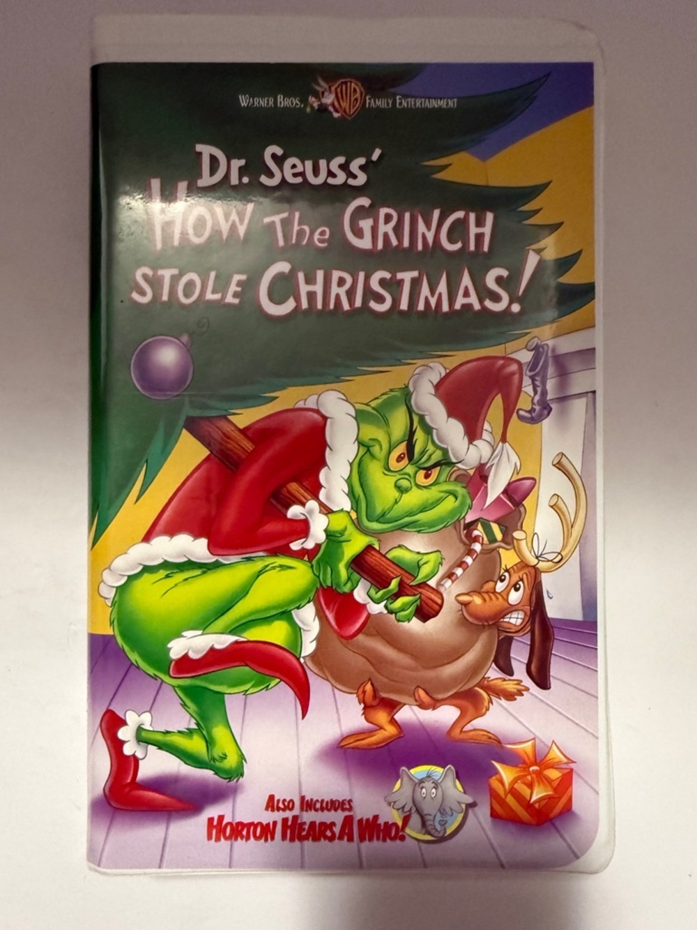 Dr. Seuss’ How the Grinch Stole Christmas VHS (Warner Bros, Horton Hears a Who)